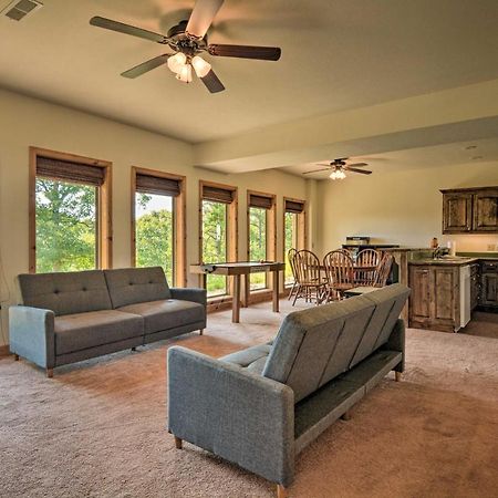 יוריקה ספרינגס Spacious Log Cabin With Fire Pit And Game Room! מראה חיצוני תמונה
