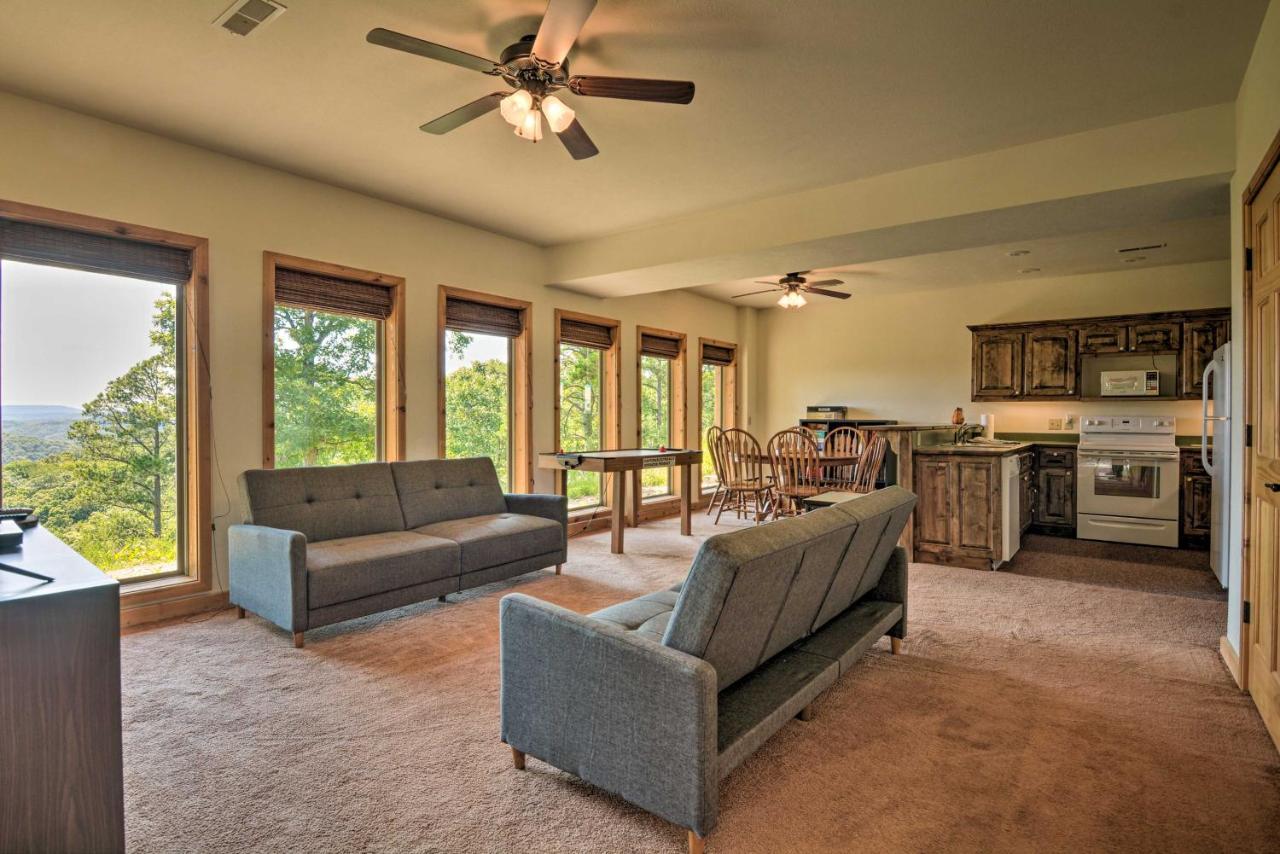 יוריקה ספרינגס Spacious Log Cabin With Fire Pit And Game Room! מראה חיצוני תמונה