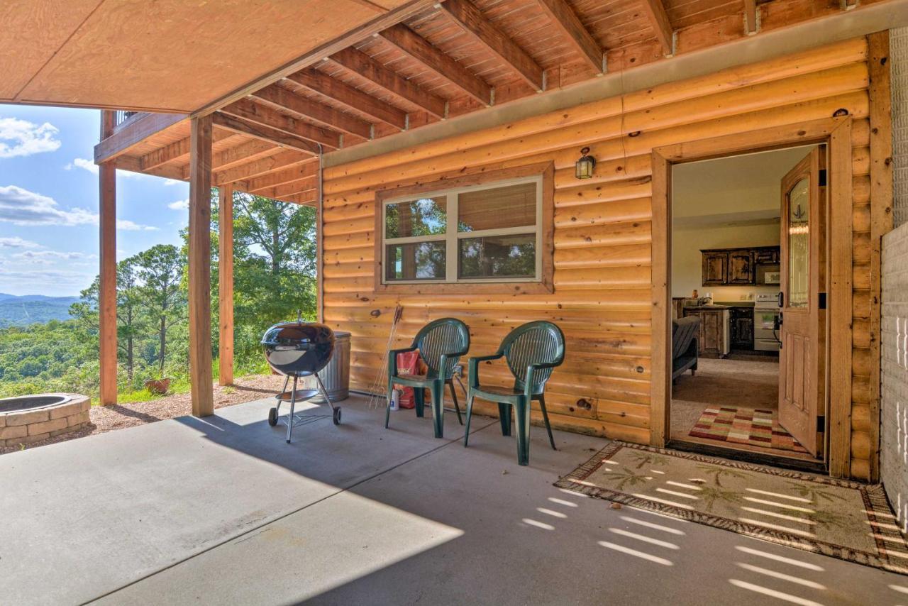יוריקה ספרינגס Spacious Log Cabin With Fire Pit And Game Room! מראה חיצוני תמונה